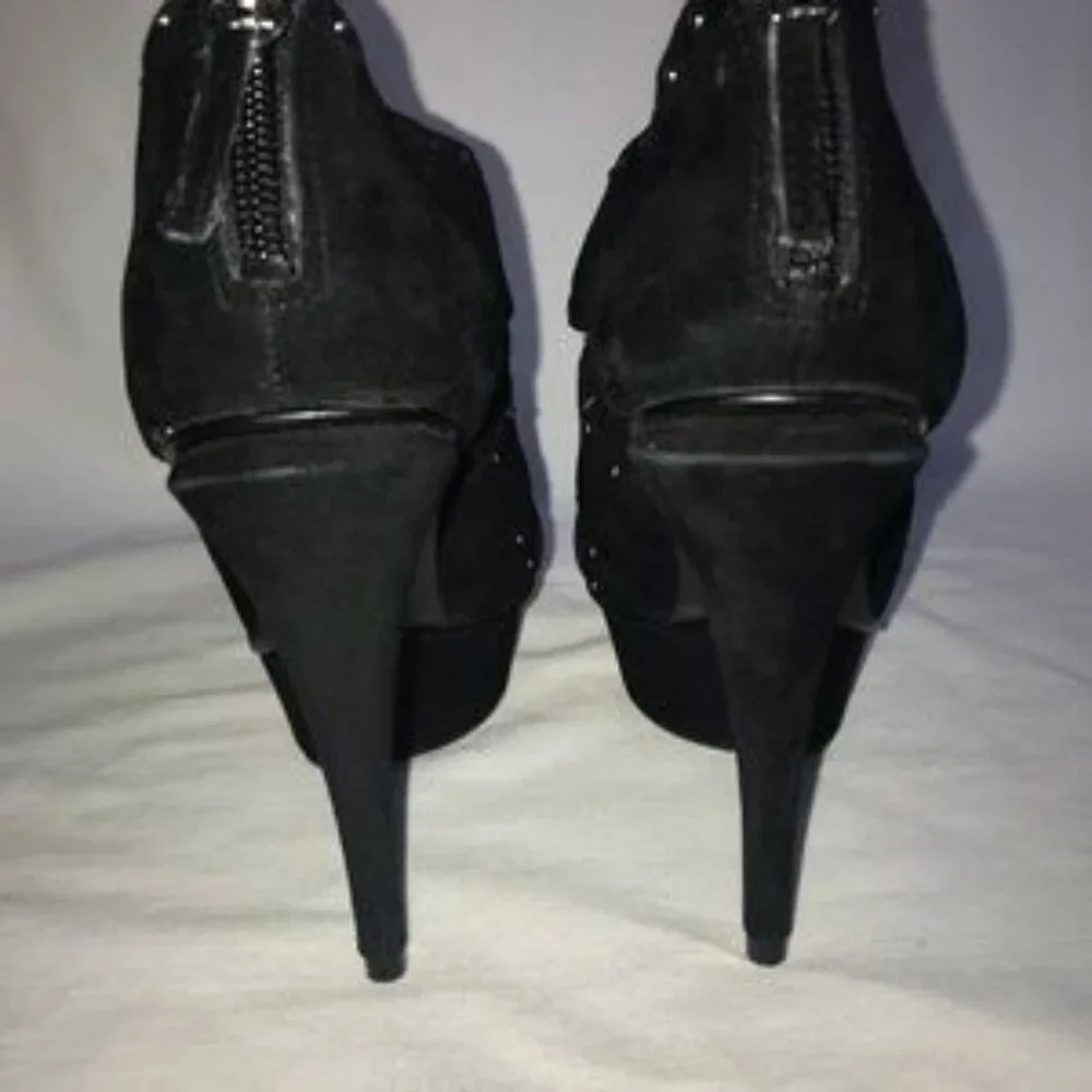BCBG Generation studded strap platform heels